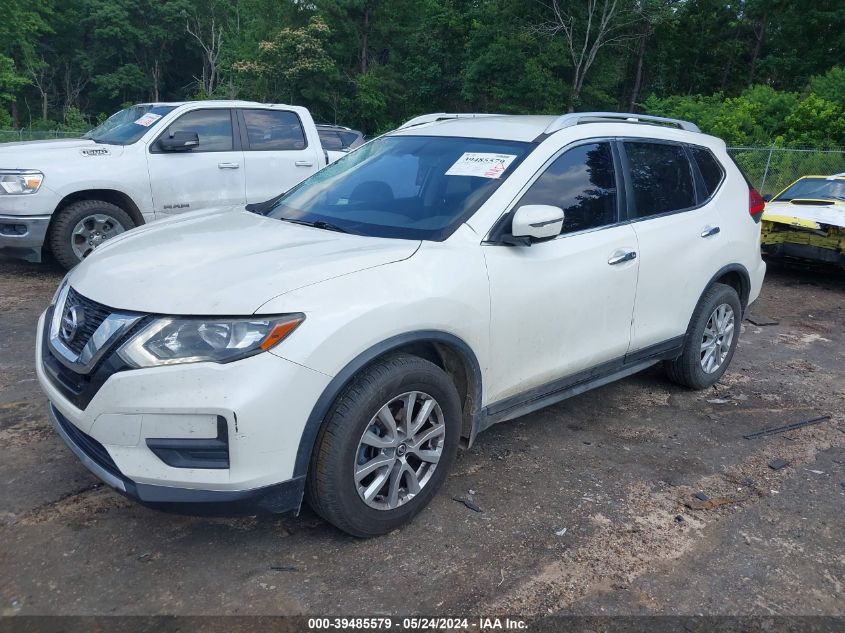 2017 Nissan Rogue Sv VIN: JN8AT2MT5HW389775 Lot: 39485579