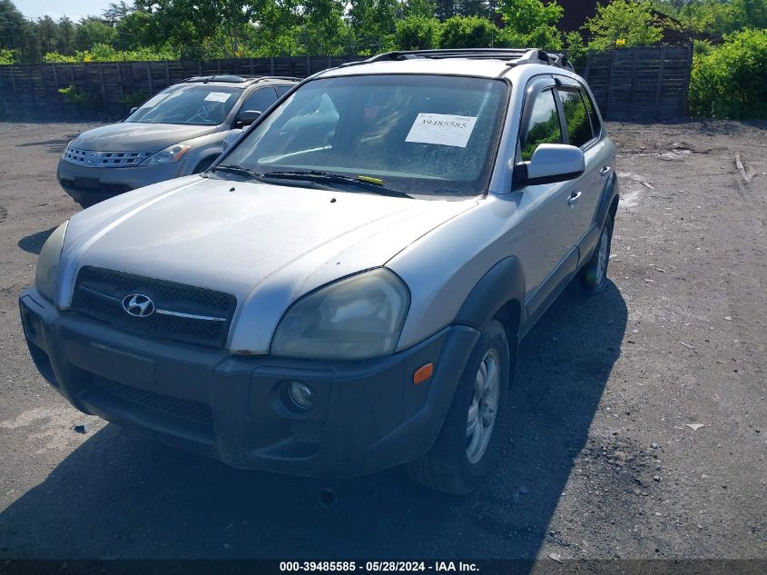 2006 Hyundai Tucson Gls/Limited VIN: KM8JN72D66U344993 Lot: 39485585