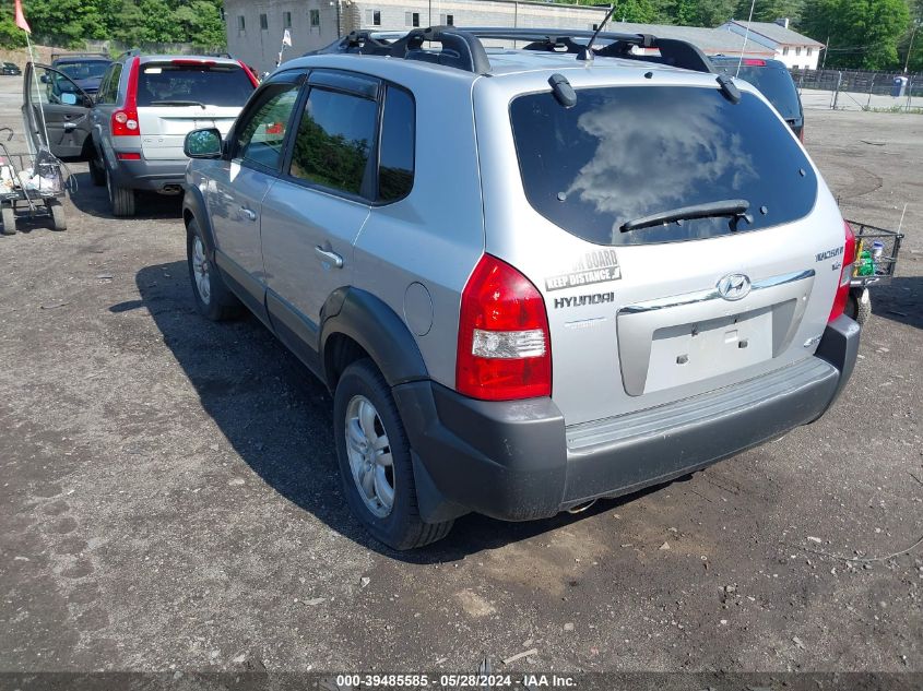 2006 Hyundai Tucson Gls/Limited VIN: KM8JN72D66U344993 Lot: 39485585