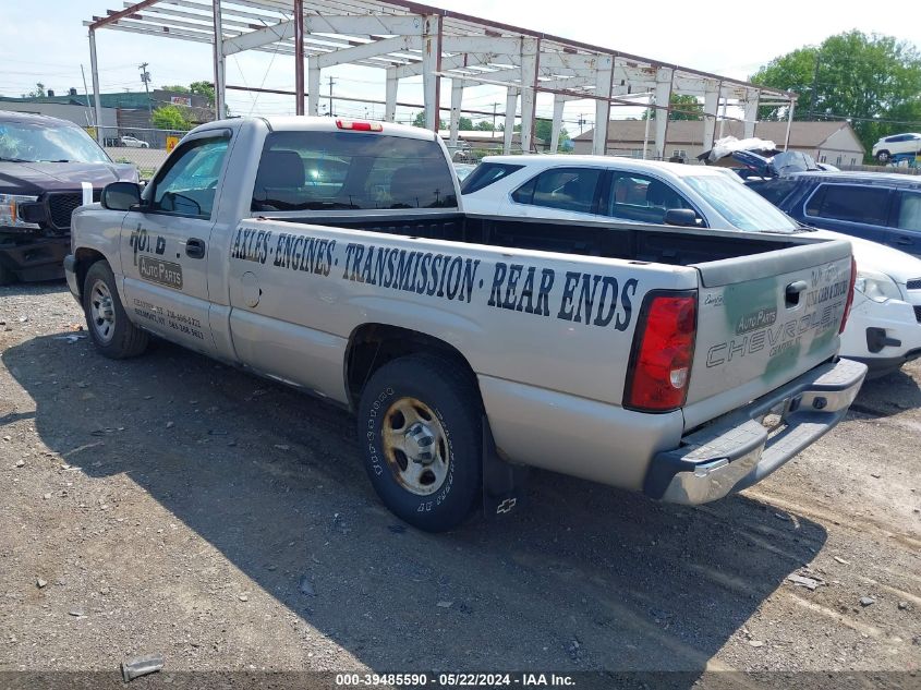 2006 Chevrolet Silverado C1500 VIN: 1GCEC14X86Z102550 Lot: 39485590