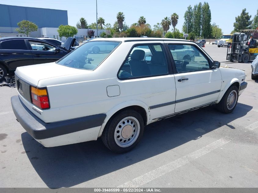 1990 Volkswagen Jetta Gl VIN: WVWMA21G6LW696144 Lot: 39485599