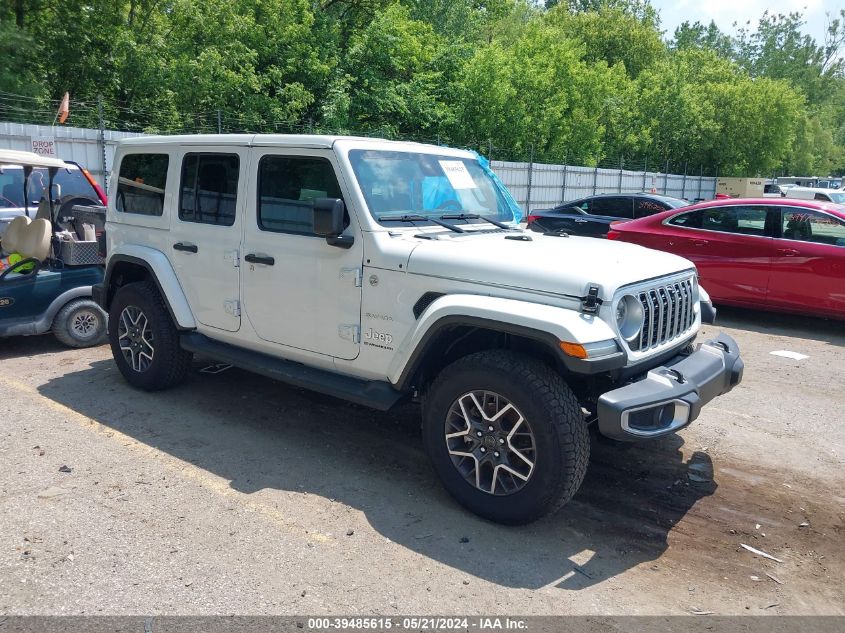 2024 Jeep Wrangler 4-Door Sahara 4X4 VIN: 1C4PJXEN4RW117244 Lot: 39485615