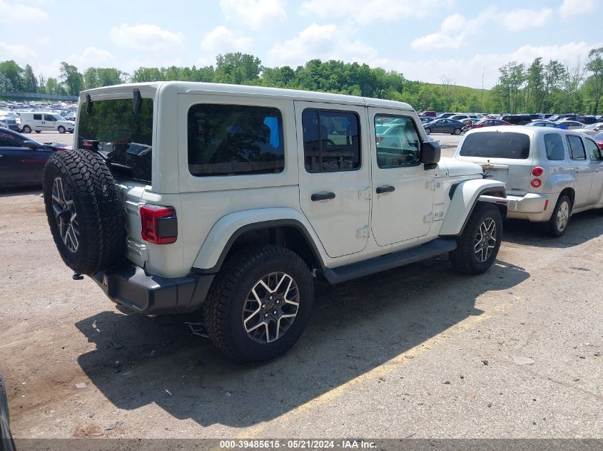 2024 Jeep Wrangler 4-Door Sahara 4X4 VIN: 1C4PJXEN4RW117244 Lot: 39485615