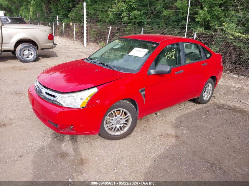 2008 Ford Focus Se/Ses VIN: 1FAHP35NX8W223908 Lot: 39485651