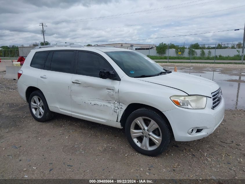 2008 Toyota Highlander Limited VIN: JTEES42A482074210 Lot: 39485664