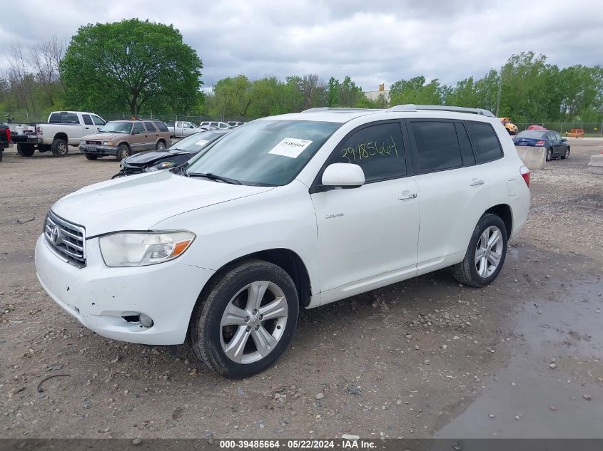 2008 Toyota Highlander Limited VIN: JTEES42A482074210 Lot: 39485664