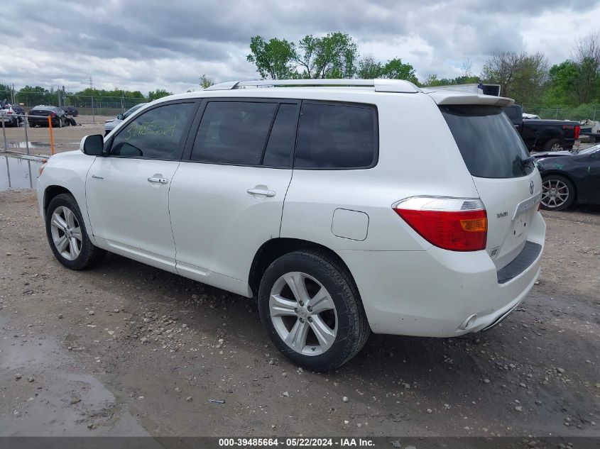 2008 Toyota Highlander Limited VIN: JTEES42A482074210 Lot: 39485664