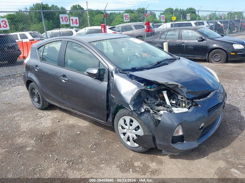 2013 Toyota Prius C One VIN: JTDKDTB39D1531736 Lot: 39485690