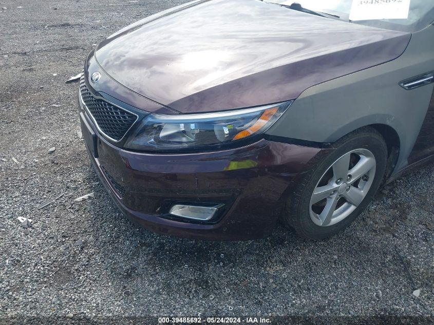 2015 Kia Optima Lx VIN: 5XXGM4A76FG447414 Lot: 39485692