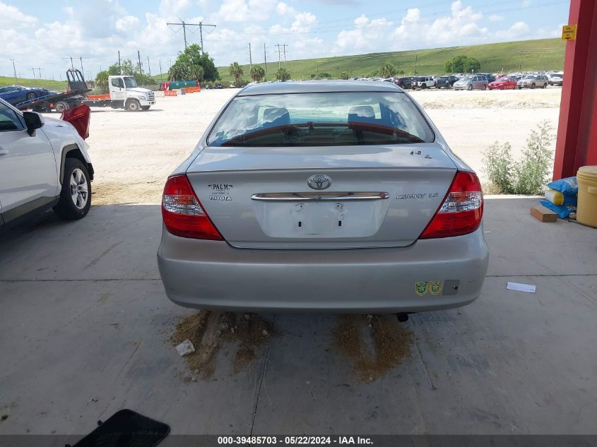 2004 Toyota Camry Le VIN: 4T1BE32K24U346958 Lot: 39485703