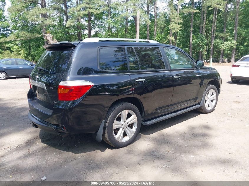 2008 Toyota Highlander Limited VIN: JTEES42A782040259 Lot: 39485706