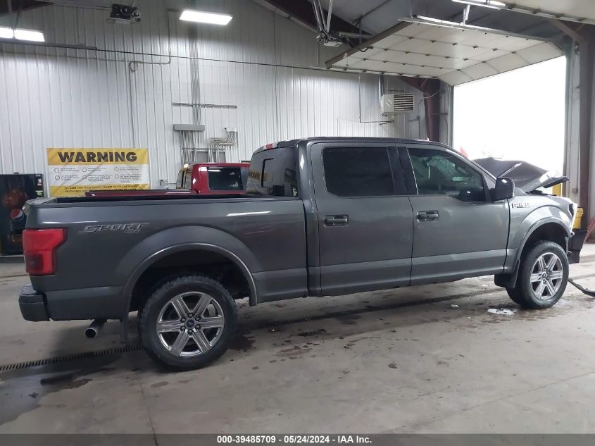 2018 Ford F-150 Lariat VIN: 1FTFW1E50JFC49321 Lot: 39485709