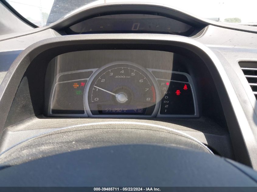 2008 Honda Civic Lx VIN: 2HGFG12618H557280 Lot: 39485711