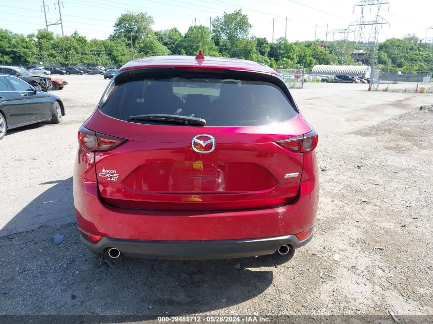 2019 Mazda Cx-5 Grand Touring VIN: JM3KFBDM0K0622267 Lot: 39485712