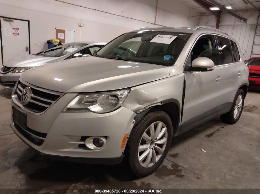 2011 Volkswagen Tiguan Se VIN: WVGAV7AX3BW524779 Lot: 39485728