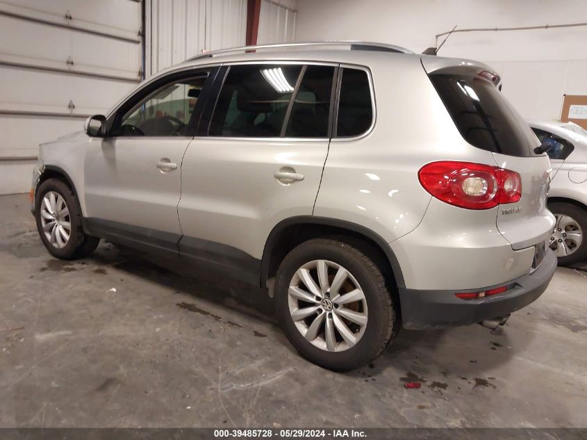 2011 Volkswagen Tiguan Se VIN: WVGAV7AX3BW524779 Lot: 39485728