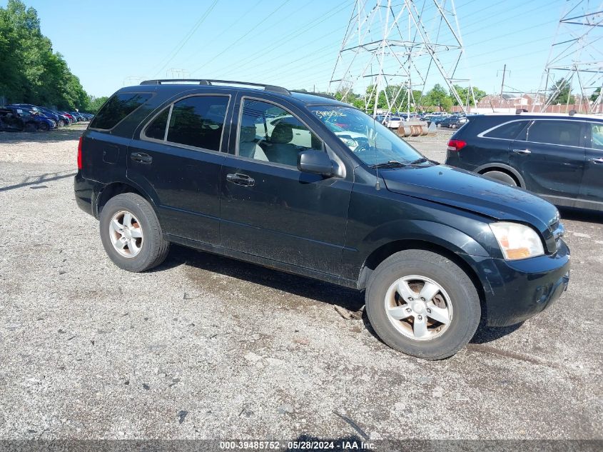 2009 Kia Sorento Lx VIN: KNDJC735895878531 Lot: 39485752