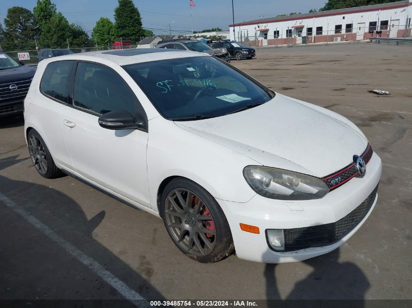 2012 Volkswagen Gti 2-Door VIN: WVWEV7AJ0CW136329 Lot: 39485754