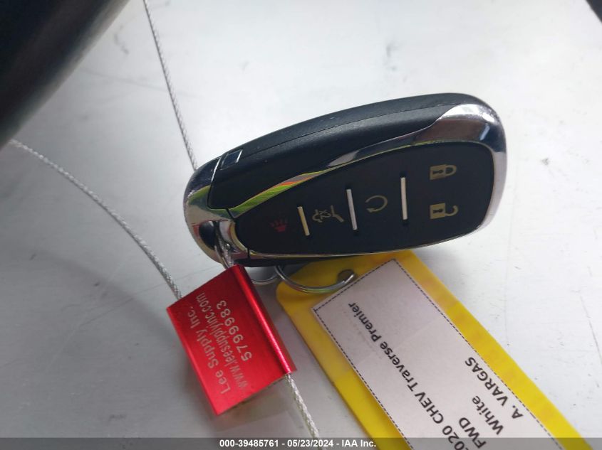 2020 Chevrolet Traverse Fwd Premier VIN: 1GNERKKW7LJ113524 Lot: 39485761