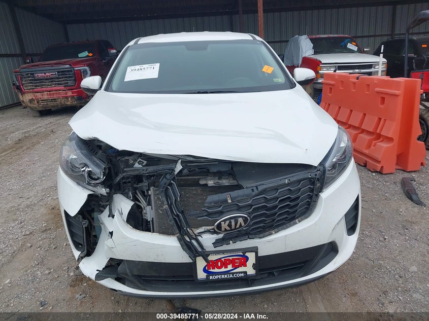 2019 Kia Sorento 3.3L Lx VIN: 5XYPGDA56KG432908 Lot: 39485771