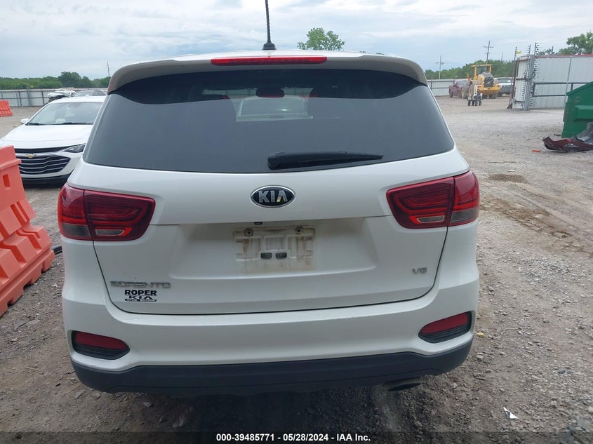 2019 Kia Sorento 3.3L Lx VIN: 5XYPGDA56KG432908 Lot: 39485771