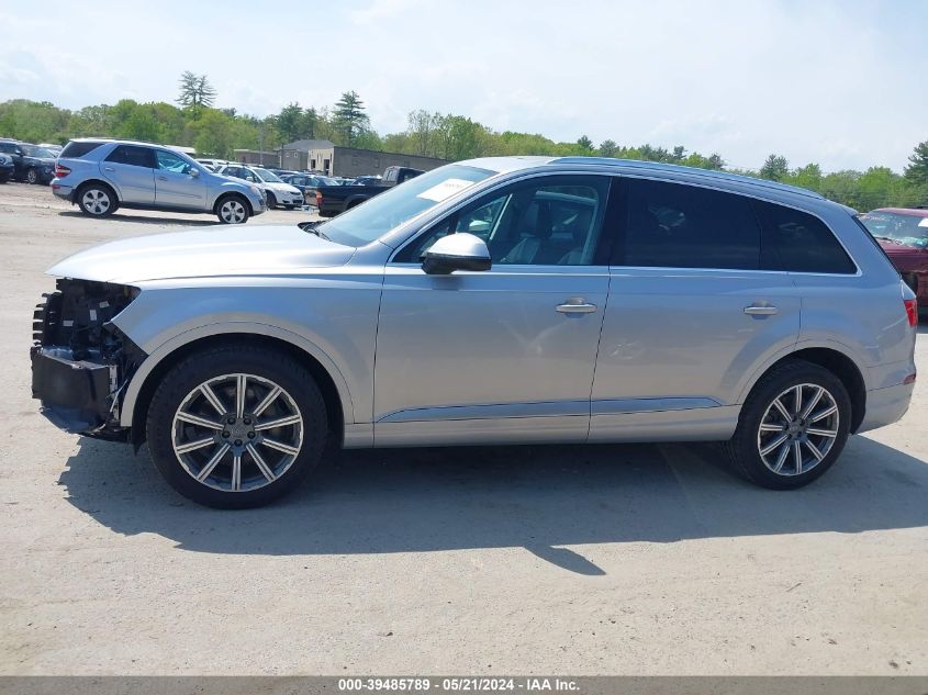 2018 Audi Q7 3.0T Premium VIN: WA1LAAF76JD036459 Lot: 39485789