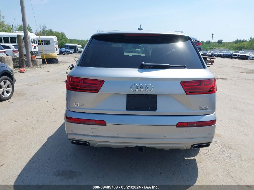 2018 Audi Q7 3.0T Premium VIN: WA1LAAF76JD036459 Lot: 39485789