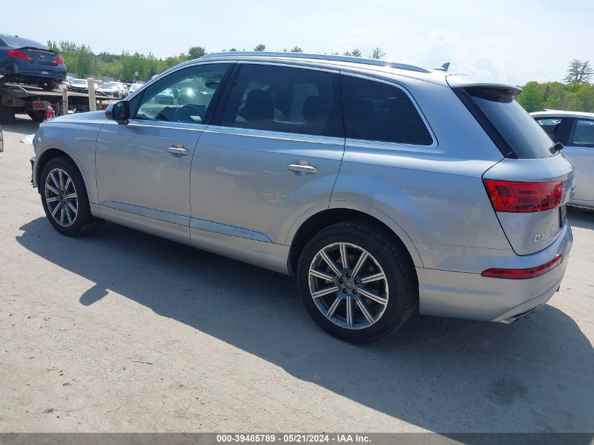 2018 Audi Q7 3.0T Premium VIN: WA1LAAF76JD036459 Lot: 39485789