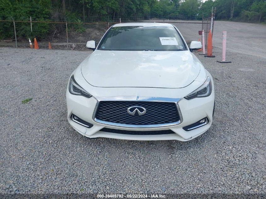 2018 Infiniti Q60 3.0T Red Sport 400 VIN: JN1FV7EK8JM530115 Lot: 39485792