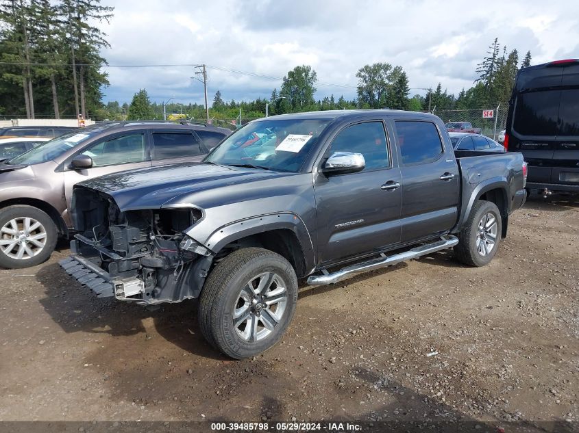 2017 Toyota Tacoma Limited VIN: 3TMGZ5AN0HM084003 Lot: 39485798