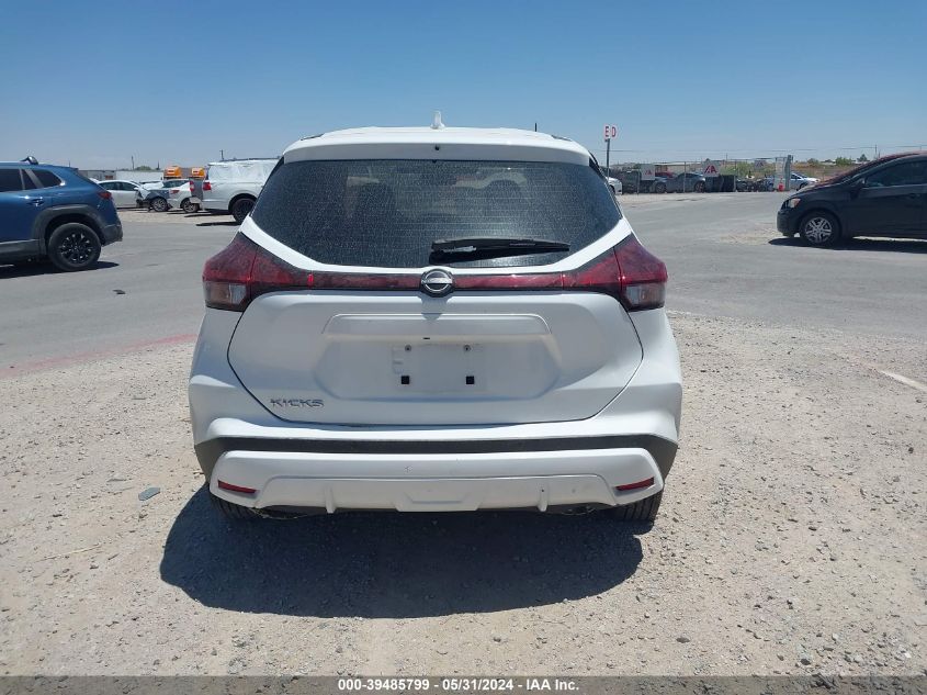 2022 Nissan Kicks S Xtronic Cvt VIN: 3N1CP5BV6NL503592 Lot: 39485799