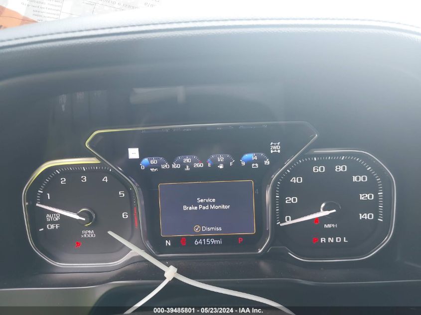 2019 GMC Sierra 1500 At4 VIN: 3GTP9EEL5KG151046 Lot: 39485801