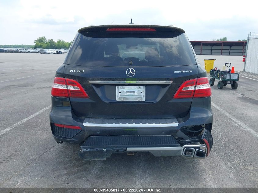 2012 Mercedes-Benz Ml 63 Amg 4Matic VIN: 4JGDA7EB3CA086111 Lot: 39485817