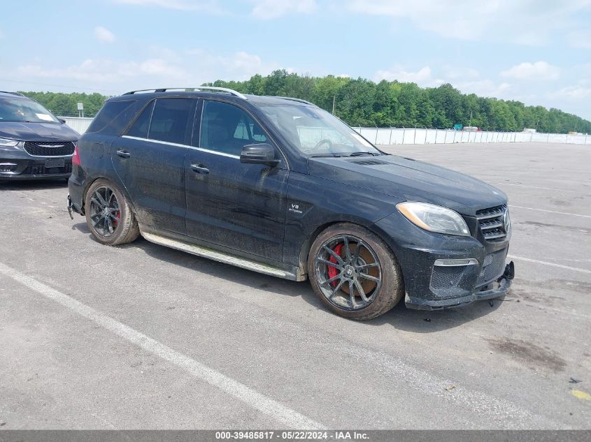 2012 Mercedes-Benz Ml 63 Amg 4Matic VIN: 4JGDA7EB3CA086111 Lot: 39485817