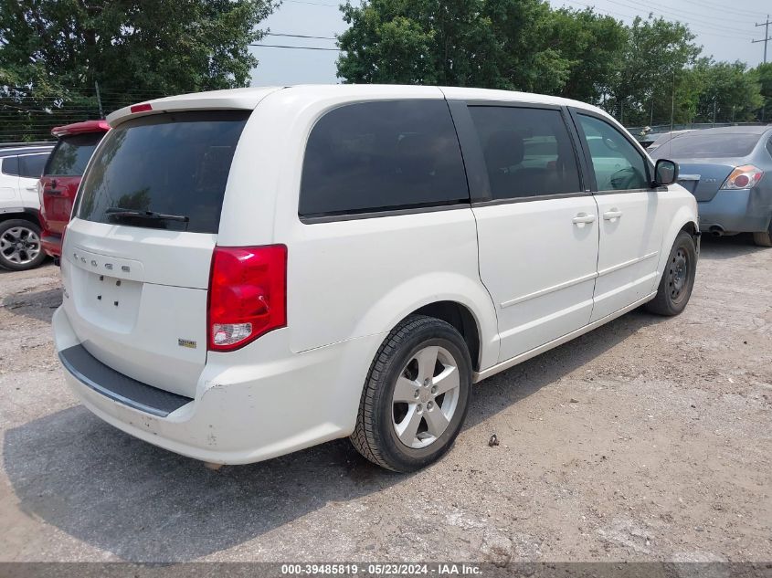 2013 Dodge Grand Caravan Se VIN: 2C4RDGBGXDR616850 Lot: 39485819