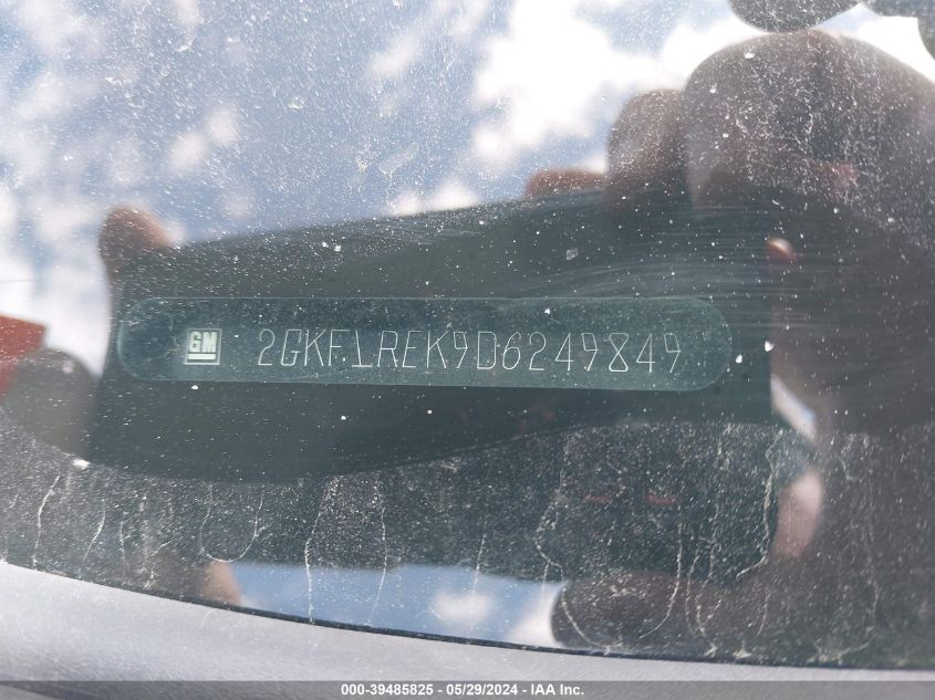 2013 GMC Terrain Sle-1 VIN: 2GKFLREK9D6249849 Lot: 39485825