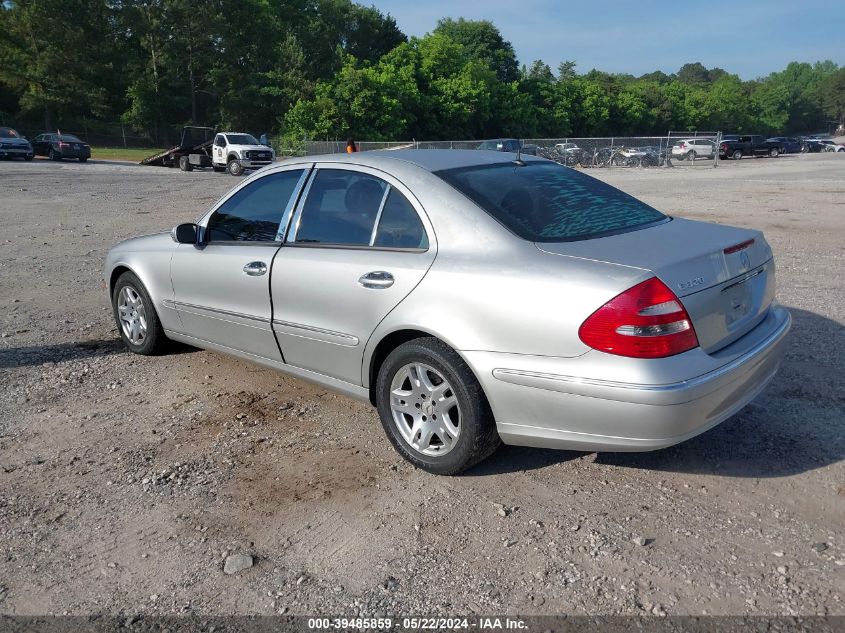 2003 Mercedes-Benz E 320 VIN: WDBUF65J03A207831 Lot: 39485859