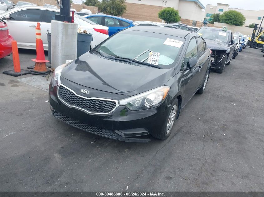 2016 Kia Forte Lx VIN: KNAFK4A64G5535759 Lot: 39485885