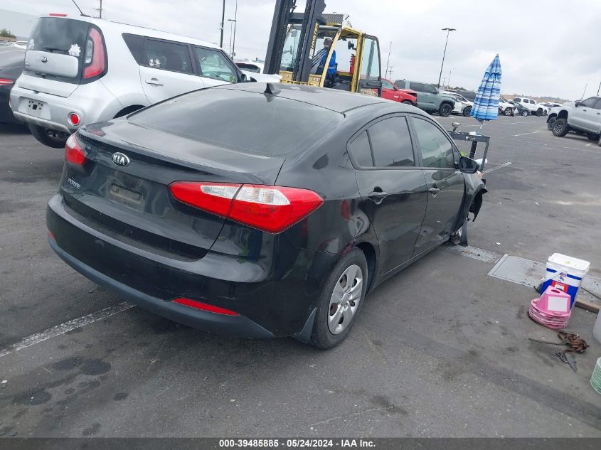 2016 Kia Forte Lx VIN: KNAFK4A64G5535759 Lot: 39485885