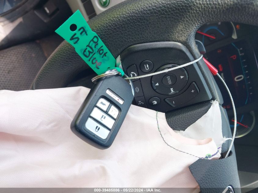 2021 Honda Pilot 2Wd Ex VIN: 5FNYF5H39MB036905 Lot: 39485886