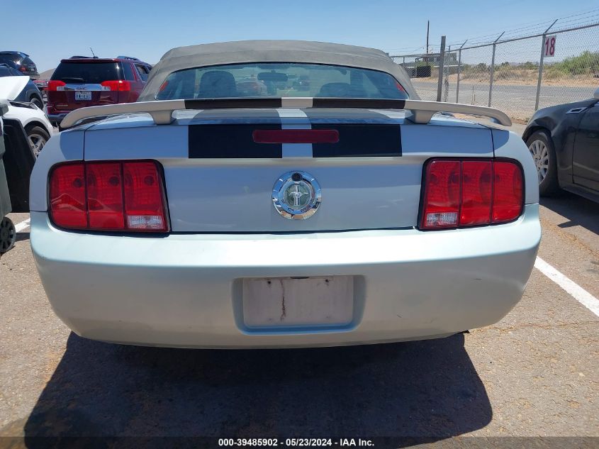 2006 Ford Mustang V6 VIN: 1ZVFT84N265202420 Lot: 39485902