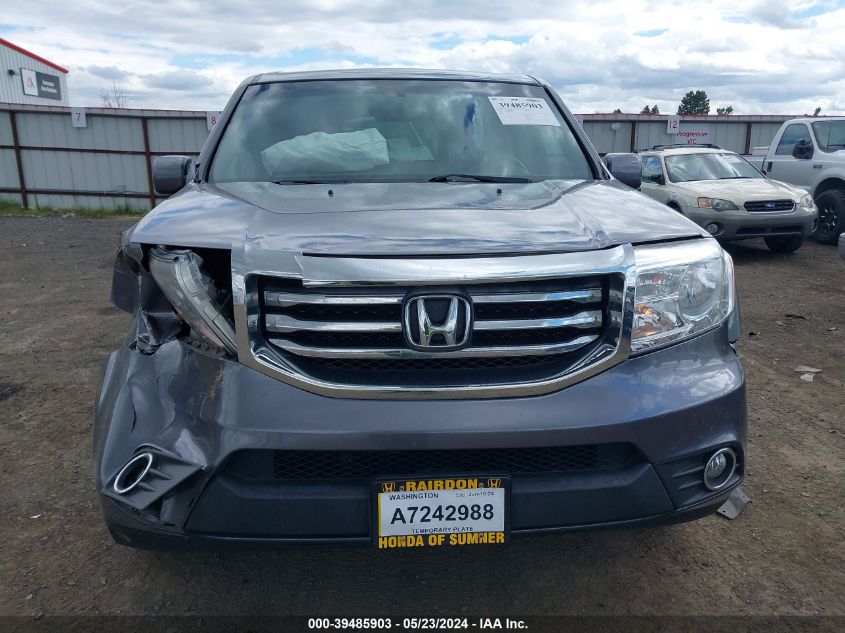 2014 Honda Pilot Ex-L VIN: 5FNYF4H77EB031488 Lot: 39485903