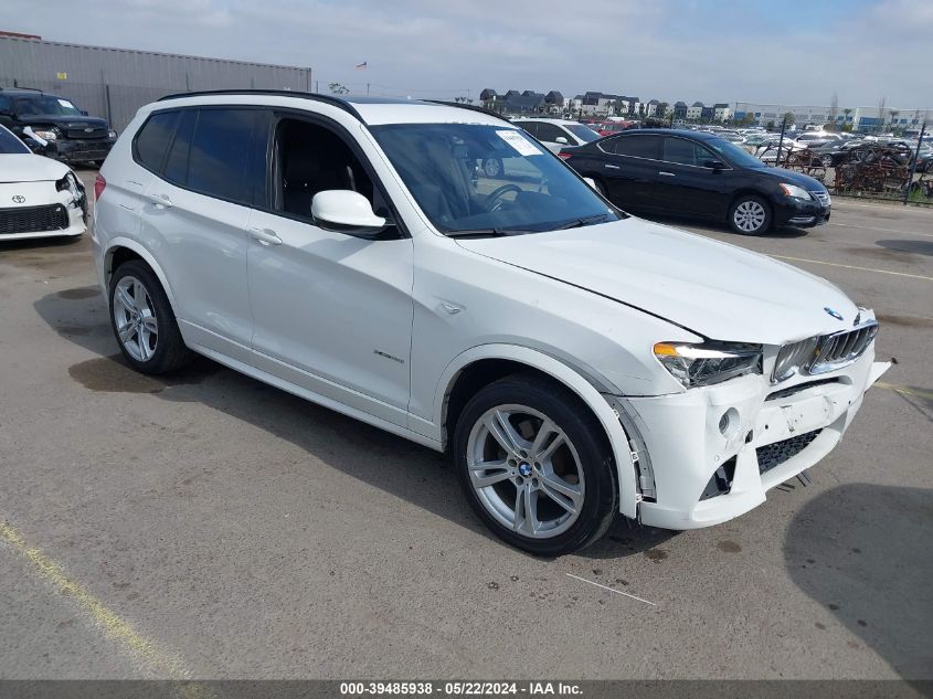 2014 BMW X3 xDrive35I VIN: 5UXWX7C58E0E79105 Lot: 39485938