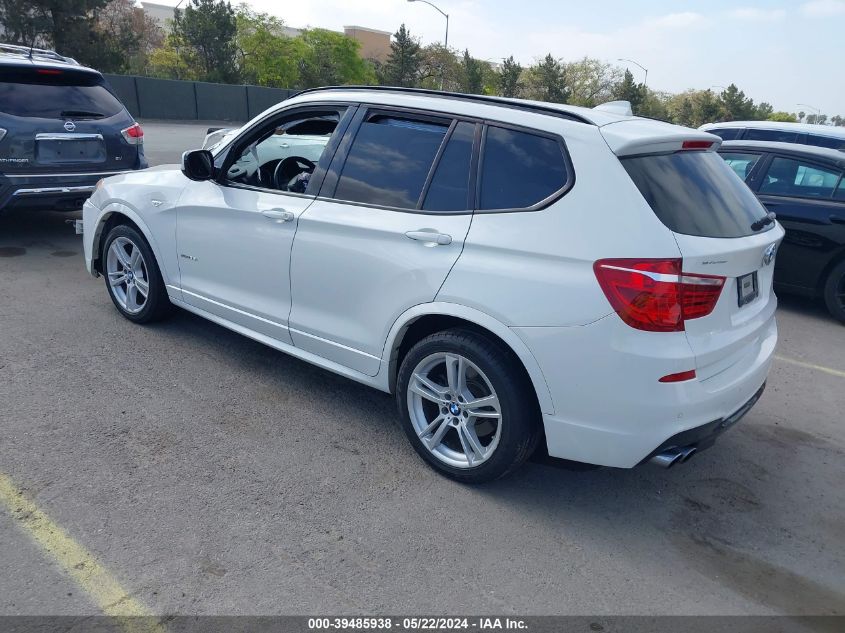 2014 BMW X3 xDrive35I VIN: 5UXWX7C58E0E79105 Lot: 39485938