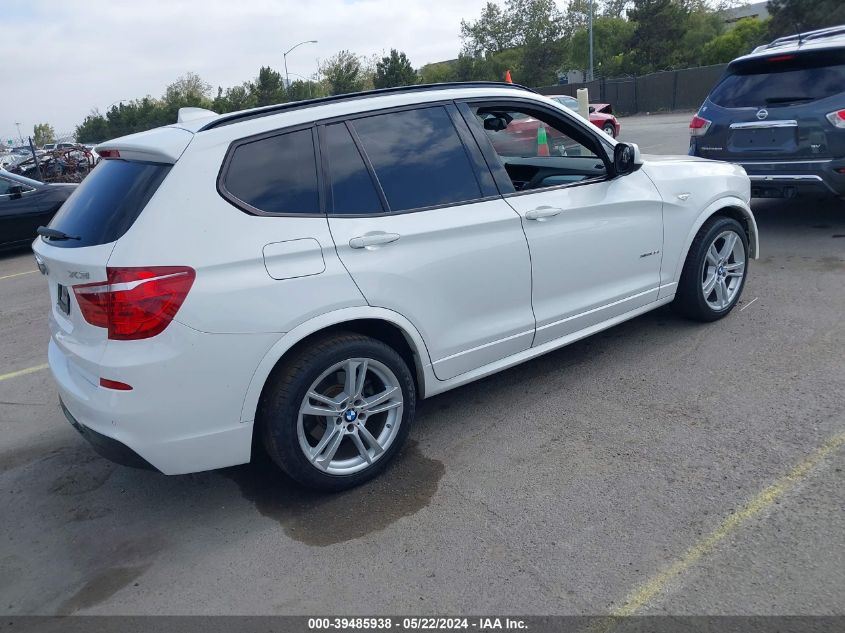 2014 BMW X3 xDrive35I VIN: 5UXWX7C58E0E79105 Lot: 39485938