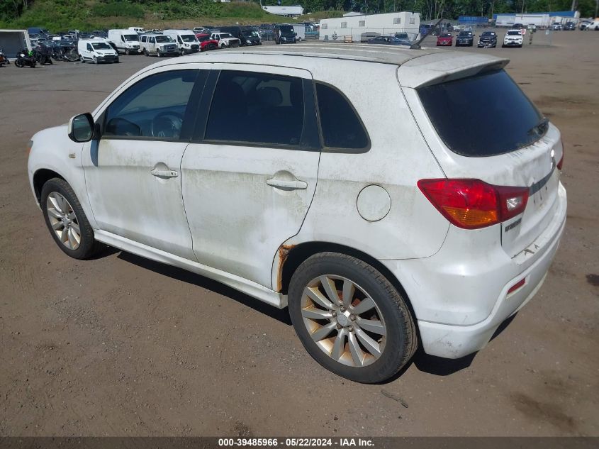 2011 Mitsubishi Outlander Sport Se VIN: JA4AR4AU6BZ016960 Lot: 39485966