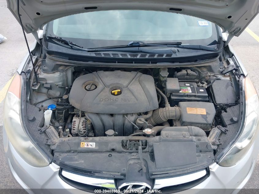 2013 Hyundai Elantra Gls VIN: 5NPDH4AE4DH281322 Lot: 39485985