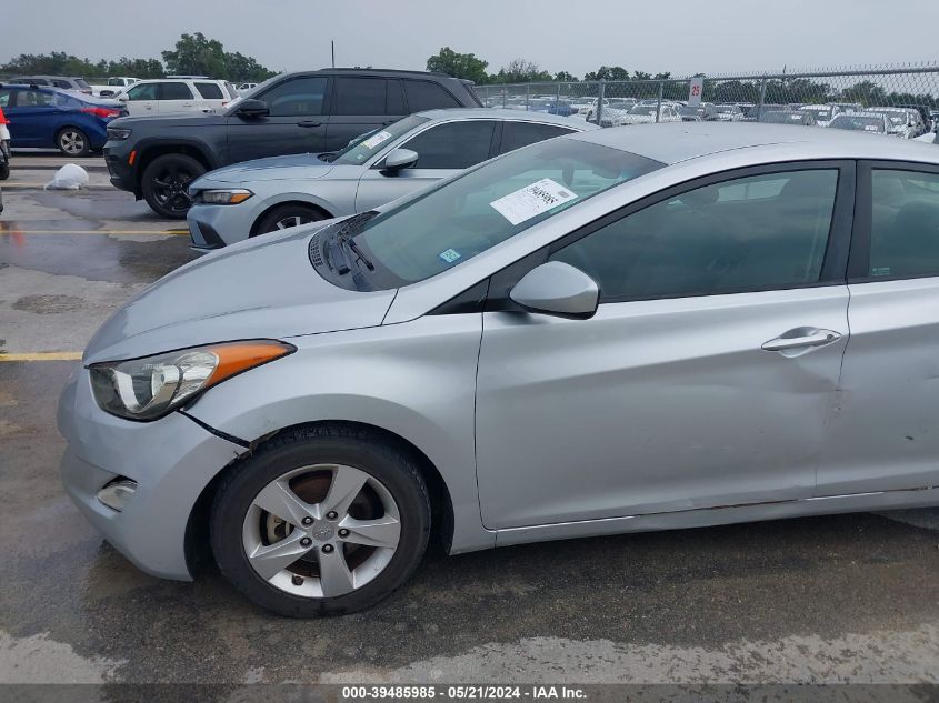 2013 Hyundai Elantra Gls VIN: 5NPDH4AE4DH281322 Lot: 39485985