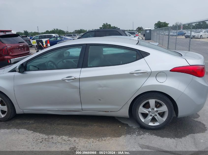 2013 Hyundai Elantra Gls VIN: 5NPDH4AE4DH281322 Lot: 39485985