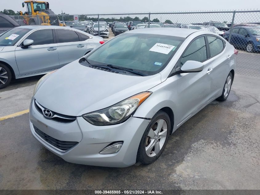 2013 Hyundai Elantra Gls VIN: 5NPDH4AE4DH281322 Lot: 39485985